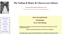 Desktop Screenshot of cleaves.org